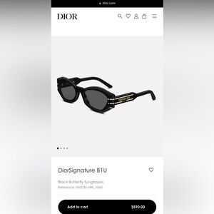 Authentic DiorSignature B1U Sunglasses